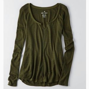AE Soft & Sexy Waffle Thermal Tee